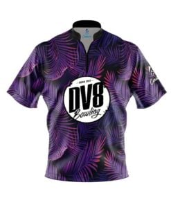 DV8 Purple Jungle Fast Track CoolWick Bowling Jersey