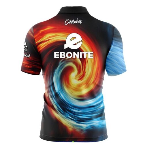 Ebonite Fire and Ice Vortex Fast Track CoolWick Bowling Jersey - Image 2