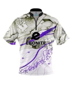 Ebonite Purple Granite Fast Track CoolWick Bowling Jersey
