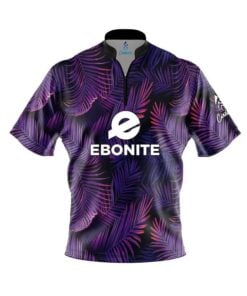 Ebonite Purple Jungle Fast Track CoolWick Bowling Jersey