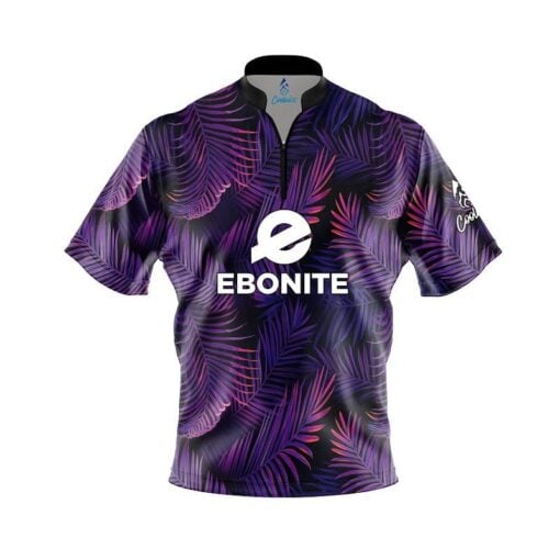 Ebonite Purple Jungle Fast Track CoolWick Bowling Jersey
