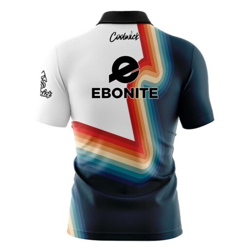 Ebonite Retro 2 Fast Track CoolWick Bowling Jersey - Image 2