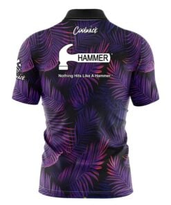 Alternative view of Hammer Purple Jungle Fast Track CoolWick Bowling Jersey