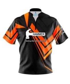 Hammer Steaming Dynamic Orange Fast Track CoolWick Bowling Jersey