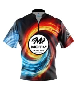 Motiv Fire and Ice Vortex Fast Track CoolWick Bowling Jersey