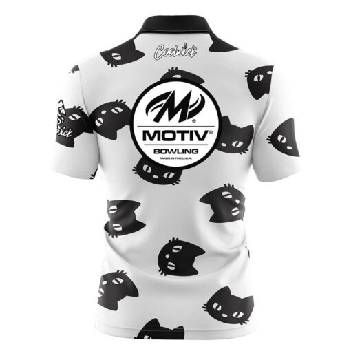 Motiv Black Cats Fast Track CoolWick Bowling Jersey - Image 2