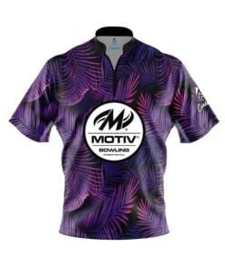 Motiv Purple Jungle Fast Track CoolWick Bowling Jersey