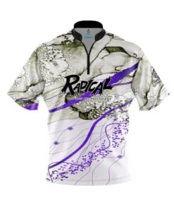 Radical Purple Granite Fast Track CoolWick Bowling Jersey