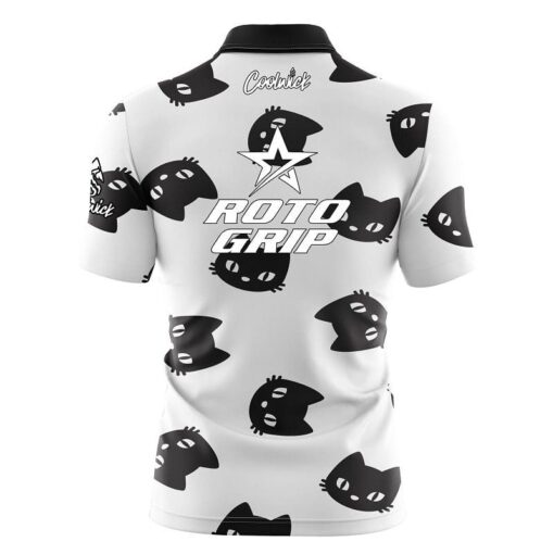 Roto Grip Black Cats Fast Track CoolWick Bowling Jersey - Image 2