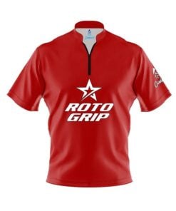 Roto Grip Plain Red Fast Track CoolWick Bowling Jersey