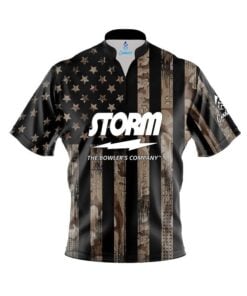 Storm Desert Camo Flag Fast Track CoolWick Bowling Jersey