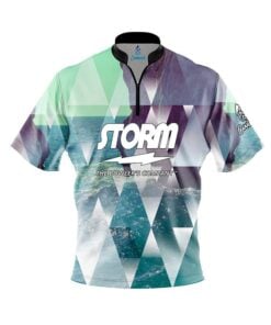 Storm Geometric Ocean Fast Track CoolWick Bowling Jersey