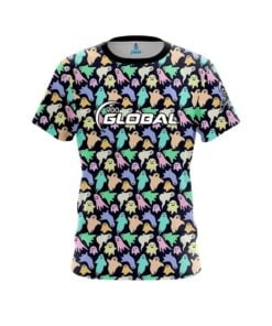 900 Global Colorful Ghosts CoolWick Bowling Jersey