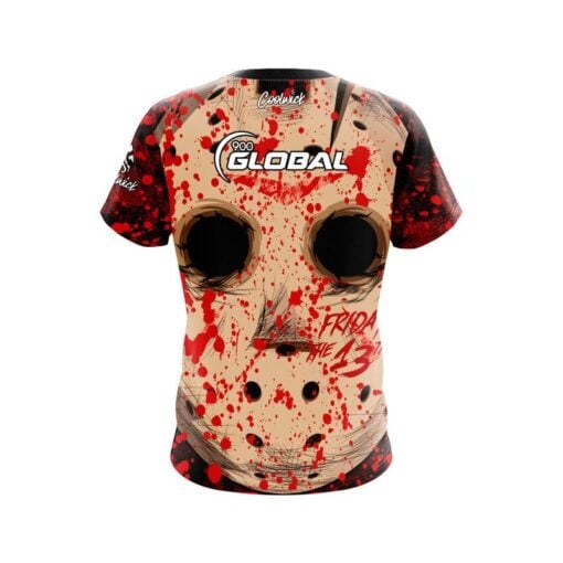 900 Global Camp Crystal Lake CoolWick Bowling Jersey - Image 2