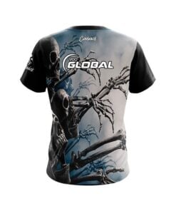 Alternative view of 900 Global Halloween Bones CoolWick Bowling Jersey