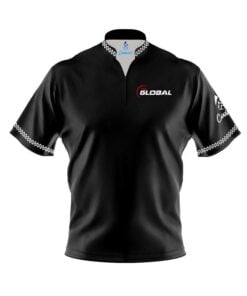 900 Global Vintage Collection Black Z90B Coolwick Bowling Jersey