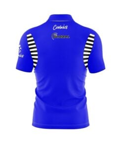 Alternative view of 900 Global Vintage Collection Blue S20BL Coolwick Bowling Jersey