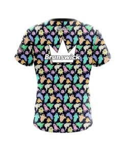 Alternative view of Brunswick Colorful Ghosts CoolWick Bowling Jersey