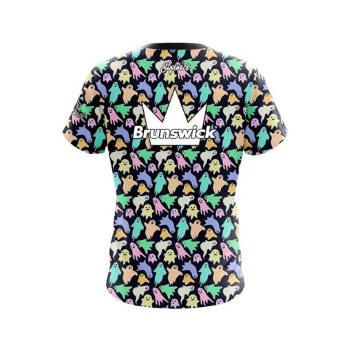Brunswick Colorful Ghosts CoolWick Bowling Jersey - Image 2