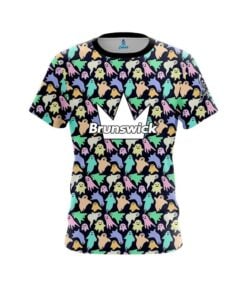 Brunswick Colorful Ghosts CoolWick Bowling Jersey