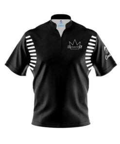Brunswick Vintage Collection Black S20B Coolwick Bowling Jersey