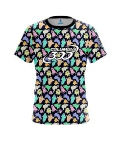Columbia 300 Colorful Ghosts CoolWick Bowling Jersey