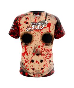 Alternative view of Columbia 300 Camp Crystal Lake CoolWick Bowling Jersey