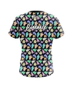 Alternative view of Signature Colorful Ghosts CoolWick Bowling Jersey