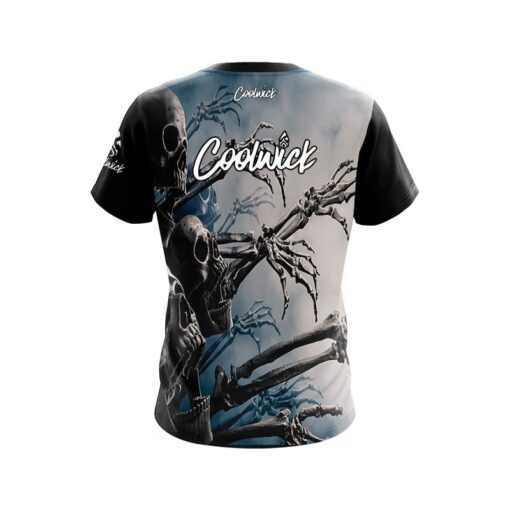 Signature Halloween Bones CoolWick Bowling Jersey - Image 2