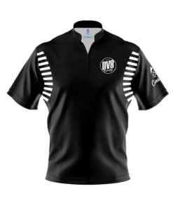 DV8 Vintage Collection Black S20B Coolwick Bowling Jersey