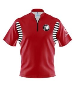 DV8 Vintage Collection Red S20R Coolwick Bowling Jersey