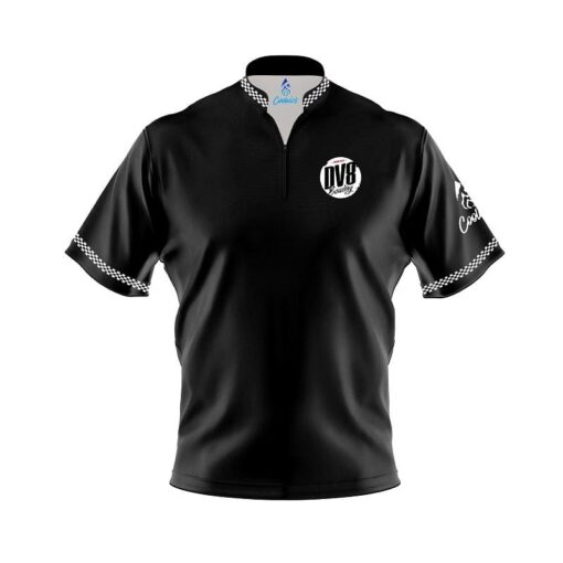 DV8 Vintage Collection Black Z90B Coolwick Bowling Jersey