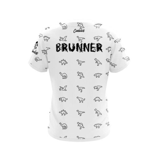 Storm Karrie Brunner Dinosaurs CoolWick Bowling Jersey - Image 2