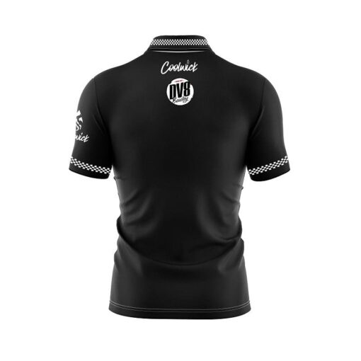 DV8 Vintage Collection Black Z90B Coolwick Bowling Jersey - Image 2