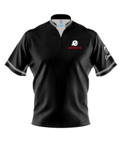 Ebonite Vintage Collection Black Z90B Coolwick Bowling Jersey