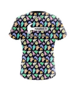 Alternative view of Hammer Colorful Ghosts CoolWick Bowling Jersey
