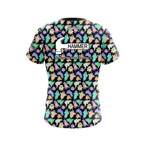Hammer Colorful Ghosts CoolWick Bowling Jersey - Image 2