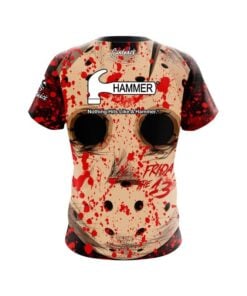 Alternative view of Hammer Camp Crystal Lake CoolWick Bowling Jersey