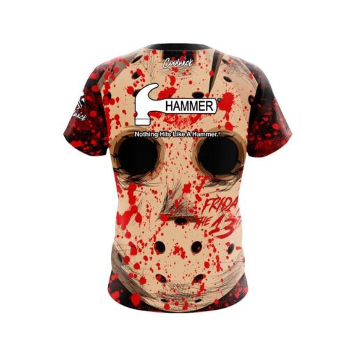 Hammer Camp Crystal Lake CoolWick Bowling Jersey - Image 2