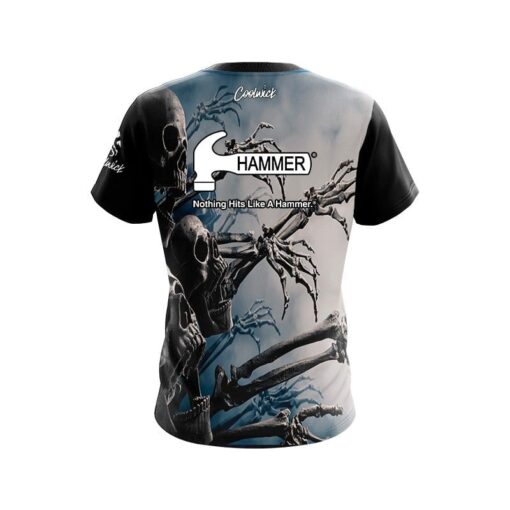 Hammer Halloween Bones CoolWick Bowling Jersey - Image 2