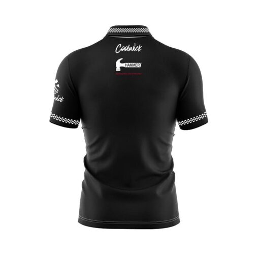 Hammer Vintage Collection Black Z90B Coolwick Bowling Jersey - Image 2