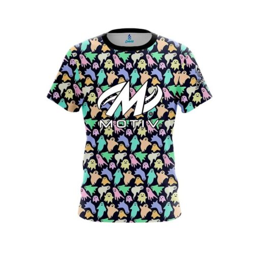 Motiv Colorful Ghosts CoolWick Bowling Jersey