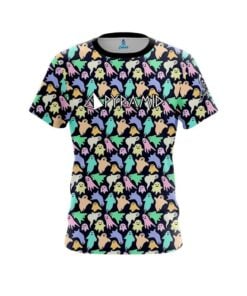 Pyramid Colorful Ghosts CoolWick Bowling Jersey