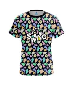 SWAG Colorful Ghosts CoolWick Bowling Jersey