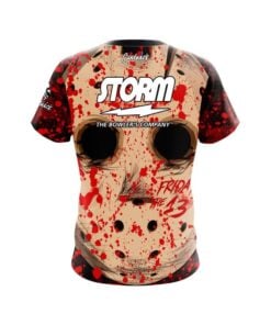 Alternative view of Storm Camp Crystal Lake CoolWick Bowling Jersey