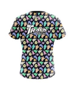 Alternative view of Track Colorful Ghosts CoolWick Bowling Jersey