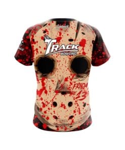 Alternative view of Track Camp Crystal Lake CoolWick Bowling Jersey