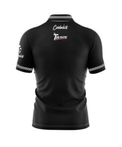 Alternative view of Track Vintage Collection Black Z90B Coolwick Bowling Jersey