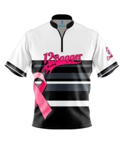 12Bagger Pink Ribbon Fast Track CoolWick Bowling Jersey