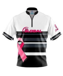 900 Global Pink Ribbon Fast Track CoolWick Bowling Jersey
